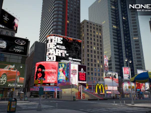 New york city 7th avenue 3D Model
