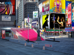 New york city 7th avenue 3D मॉडल