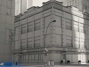 New york city 7th avenue 3D मॉडल