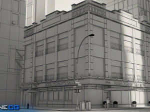 New york city 7th avenue 3D Model