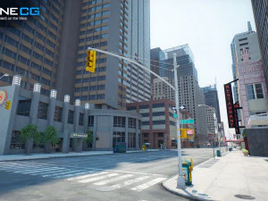 New york city 7th avenue 3D Model