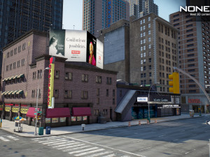 New york city 7th avenue 3D मॉडल