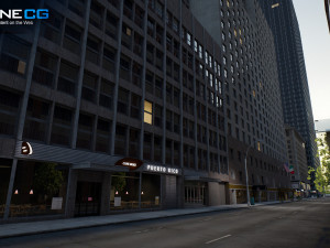 New york city 7th avenue 3D मॉडल