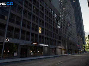 New york city 7th avenue 3D Model
