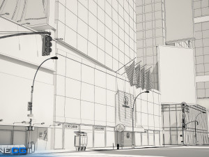 New york city 7th avenue 3D मॉडल