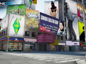New york city 7th avenue 3D मॉडल