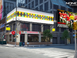 New york city 7th avenue 3D मॉडल