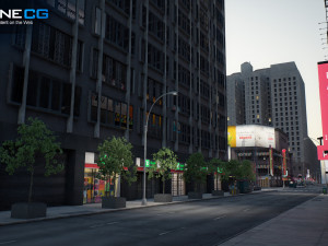 New york city 7th avenue 3D मॉडल