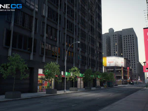New york city 7th avenue 3D Model