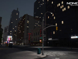New york city 7th avenue 3D Model