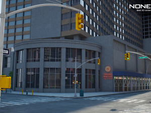New york city 7th avenue 3D मॉडल