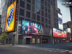 New york city 7th avenue 3D मॉडल
