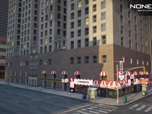 New york city 7th avenue 3D मॉडल