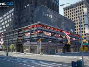 New york city 7th avenue 3D मॉडल