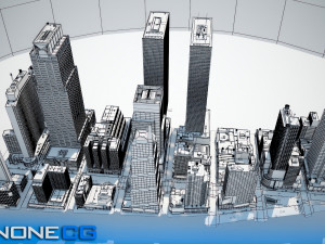New york city 7th avenue 3D मॉडल