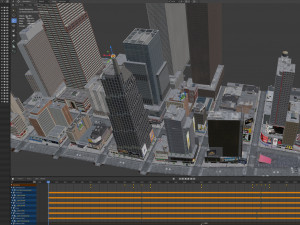 New york city 7th avenue 3D मॉडल