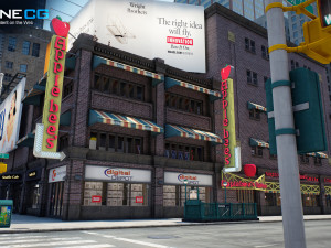 New york city broadway 3D मॉडल