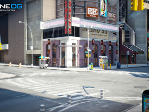 New york city broadway 3D मॉडल