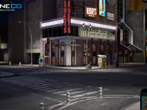 New york city broadway 3D मॉडल
