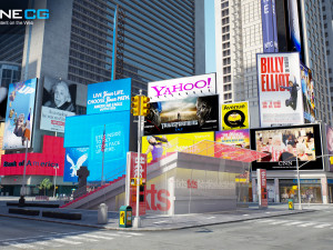 New york city broadway 3D मॉडल