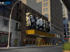 New york city broadway 3D मॉडल