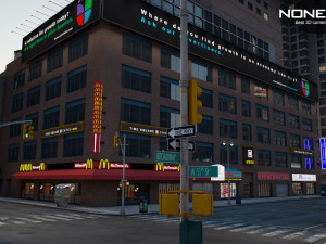 New york city broadway 3D मॉडल