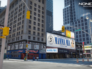 New york city broadway 3D मॉडल