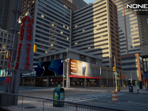 New york city broadway 3D मॉडल