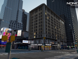 New york city broadway 3D मॉडल