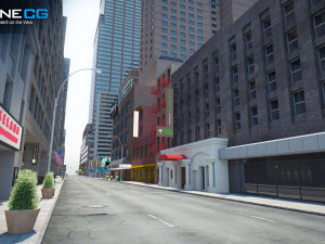 New york city broadway 3D मॉडल
