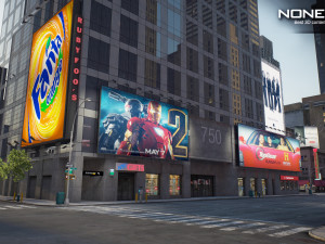 New york city broadway 3D मॉडल