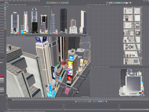 New york city broadway 3D मॉडल