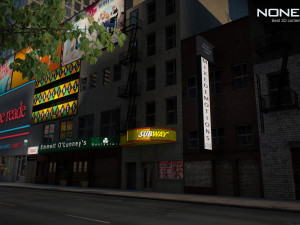Nyc 7th avenue broadway set 1 3D मॉडल