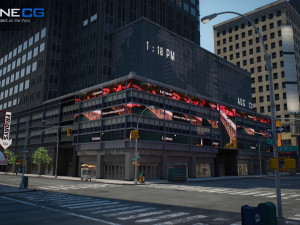 Nyc 7th avenue broadway set 1 3D मॉडल