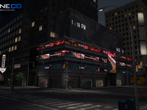 Nyc 7th avenue broadway set 1 3D मॉडल