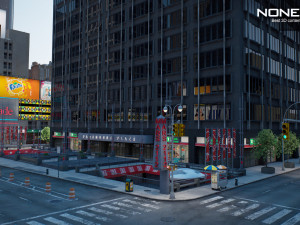 Nyc 7th avenue broadway set 2 3D मॉडल