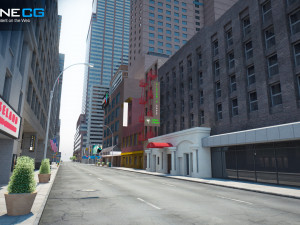 Nyc 7th avenue broadway set 2 3D मॉडल