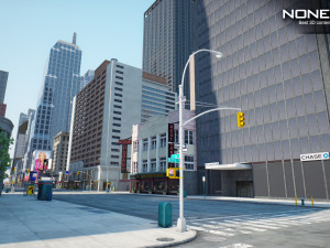 Nyc 7th avenue broadway set 2 3D मॉडल