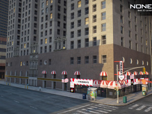 Nyc 7th avenue broadway set 2 3D मॉडल