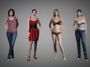 Adriana v2 3D Model