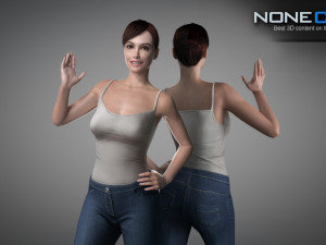 adriana v2 3D 模型