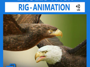 pack aigles v3 - unit&eacute; Modèle 3D