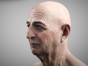 aging man Model 3D