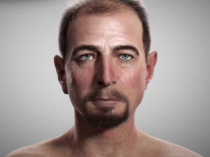 Aging man 3D Model