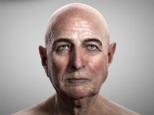 Aging man 3D Model