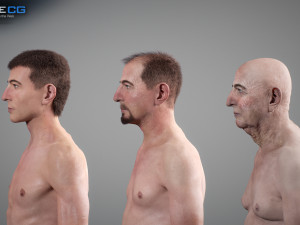 aging man Model 3D