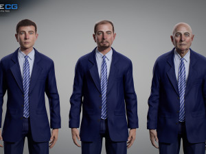 aging man Model 3D