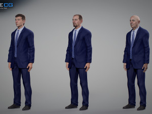 aging man Model 3D