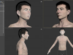 aging man Model 3D