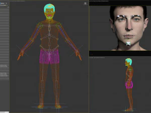 Aging man 3D Model